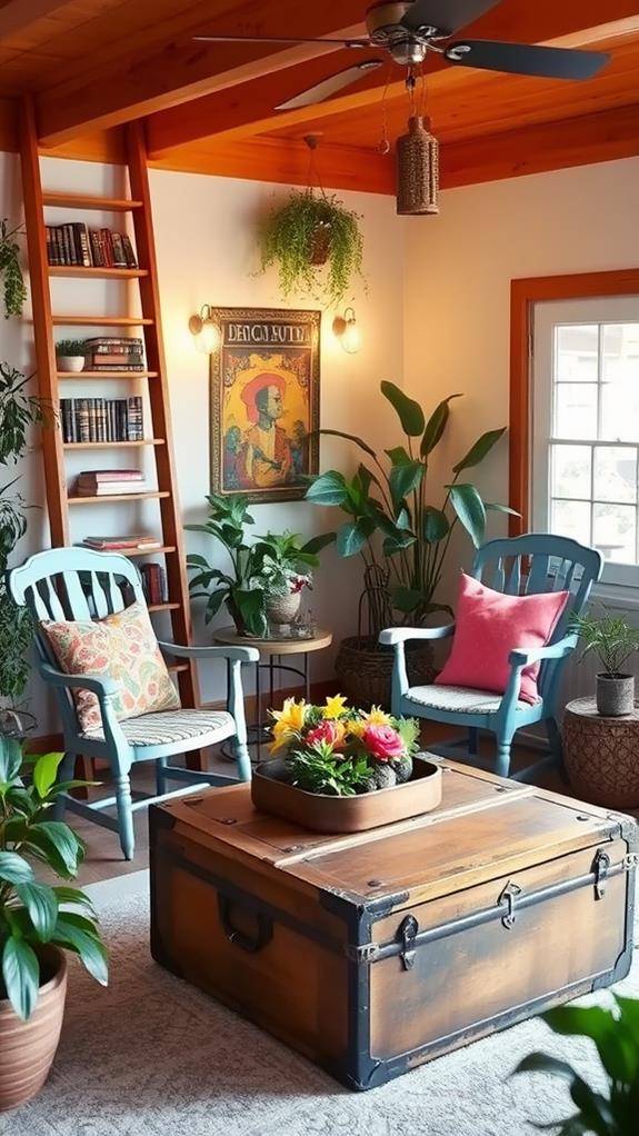 transform vintage furniture creatively