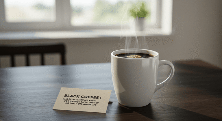 Black Coffee: The Bold Brew For Energy And Focus