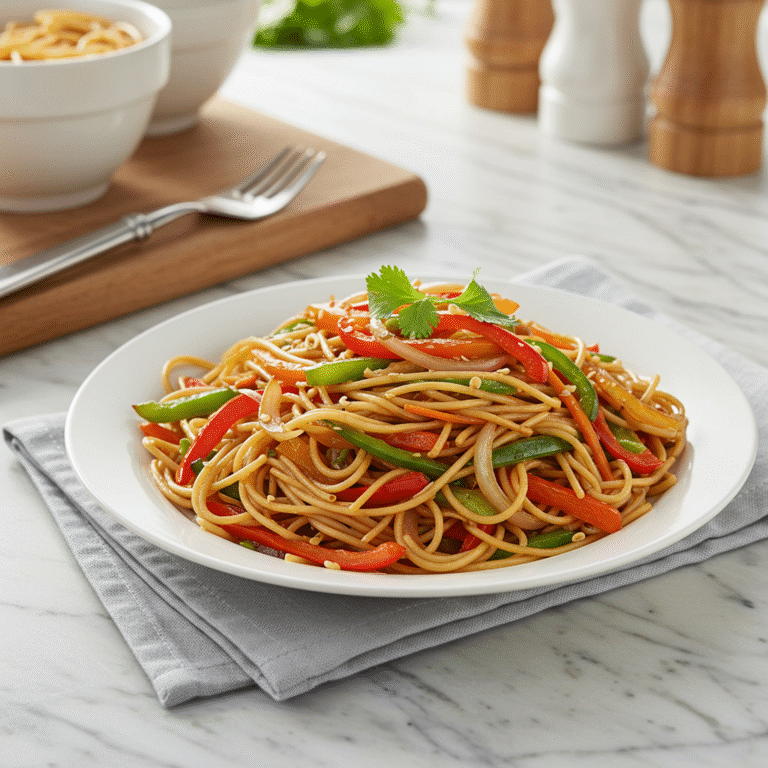 Easy Homemade Chow Mein Recipe