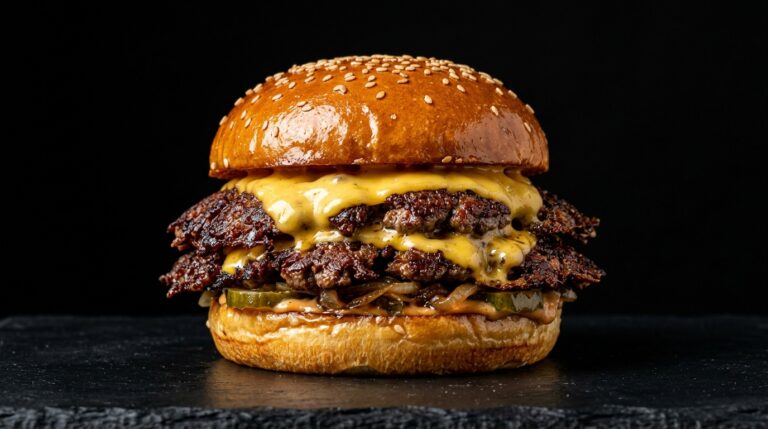 Smash Burgers- Super-Thincrispy – Edge ,Burgers Pressed on a Hot Grill
