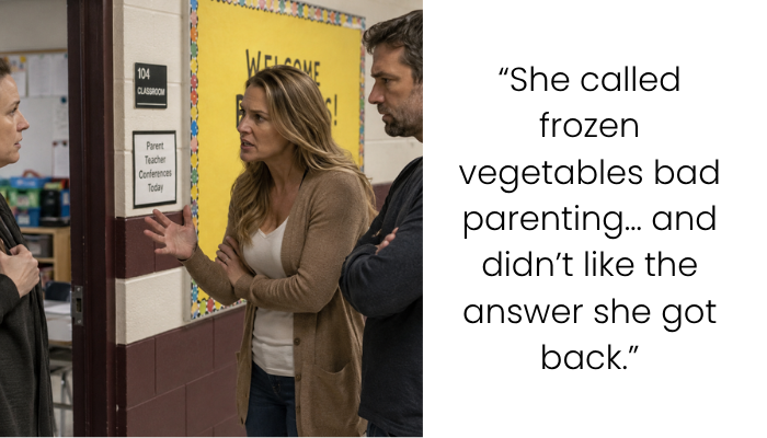 AITAH for Calling Out My Ex-Husband’s Wife After She Mom-Shamed Me Over Frozen Vegetables?