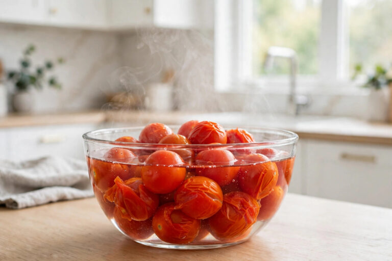 How to Peel Cherry Tomatoes in Seconds (The Steam Trick)