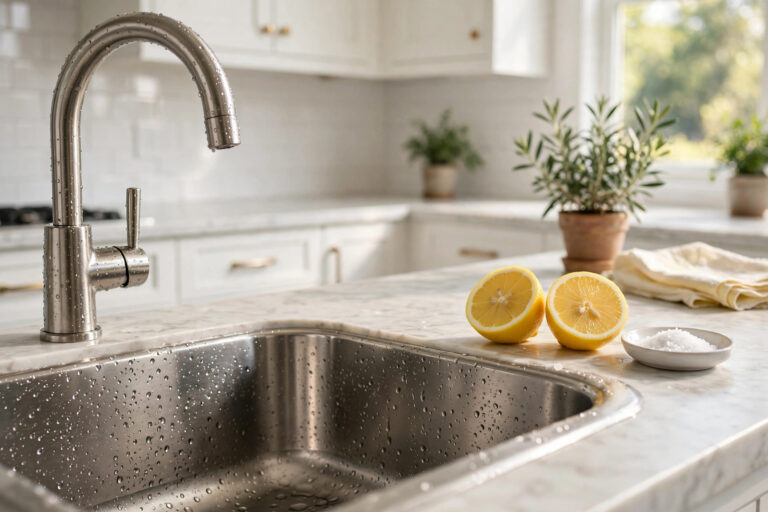Make Your Steel Sink Shine with Lemon and Salt