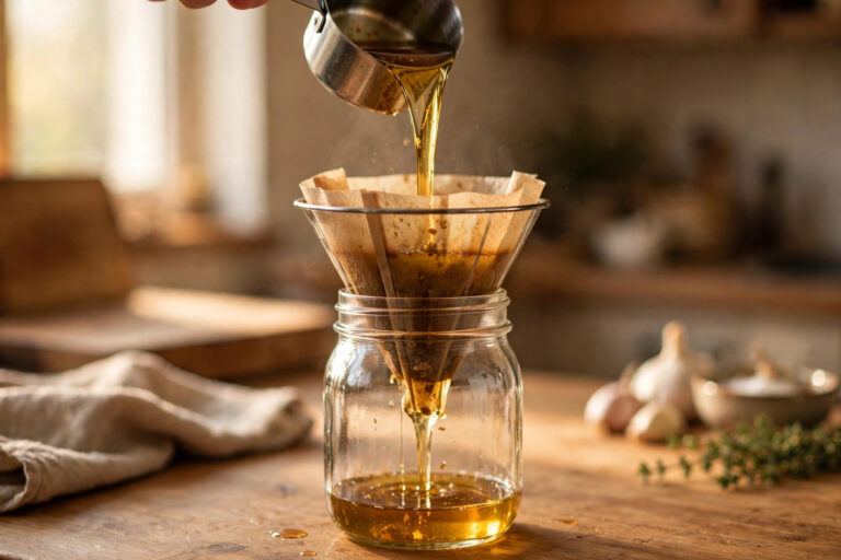 Reuse Frying Oil Safely: The Coffee-Filter Cleaning Trick