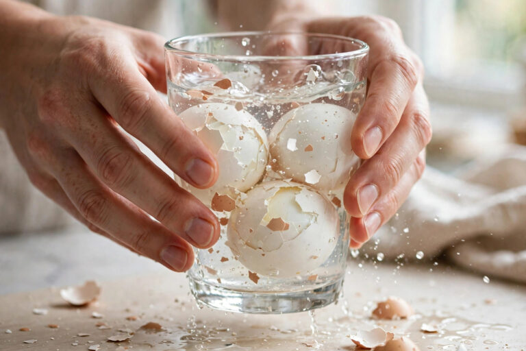 Peel Boiled Eggs in 10 Seconds: The Water Shake Trick