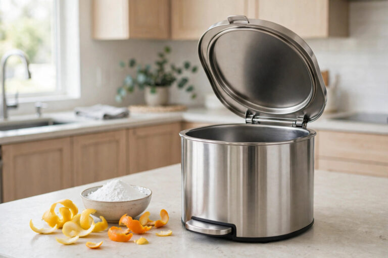 Stop Your Kitchen Bin Smelling with Baking Soda & Citrus