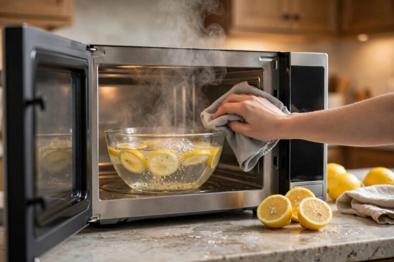 How to Clean a Microwave with Lemon (Steam Clean Method)