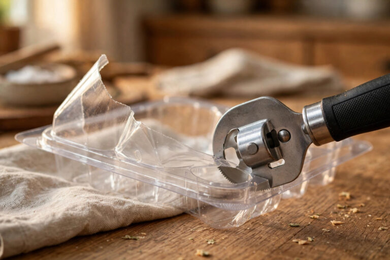 How to Open Blister Packaging Without Scissors (Can Opener Trick)