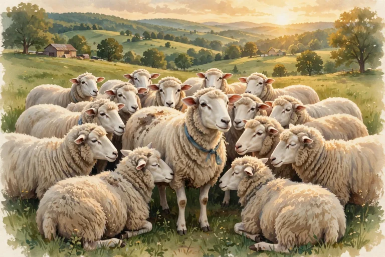Rescued Sheep Nicole's 'Collective Hug' Goes Viral